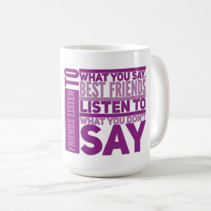 Klassische Tasse der besten Freunde