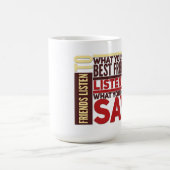 Klassische Tasse der besten Freunde (Mittel)