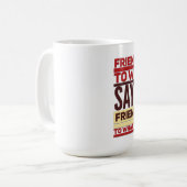 Klassische Tasse der besten Freunde (Vorderseite Links)