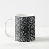 Klassische Tasse der Black Lacework Artistry (Links)