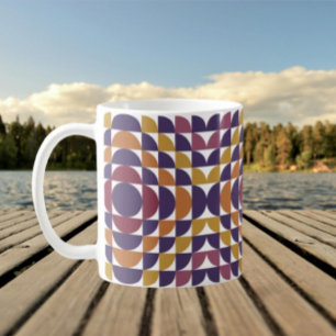 Klassische Tasse der geometrischen Kreisel   Mitte