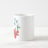 Klassische Tasse des herrlichen Blumenkaffees (Mittel)