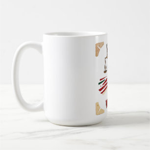 Klassische Tasse des Kriegers der sozialen Gerecht