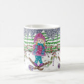 Klassische Tasse des Skimädchens mit Ghirardelli (Mittel)