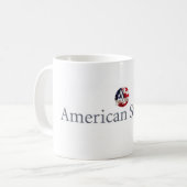 Klassische Tasse durch amerikanischen Start (Vorderseite Links)
