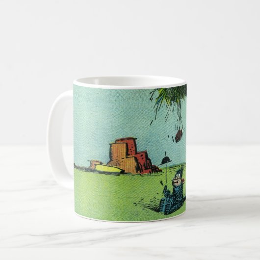 Klassische Tasse "Falling Brick" (Vorderseite Links)