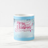 Klassische Tasse Frohe Weihnachten (Mittel)
