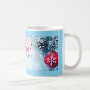 Klassische Tasse Frohe Weihnachten