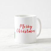 Klassische Tasse Frohe Weihnachten (VorderseiteRechts)