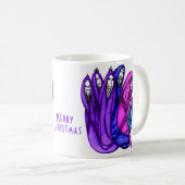 Klassische Tasse Frohe Weihnachten (VorderseiteRechts)