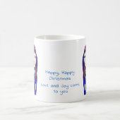 Klassische Tasse Frohe Weihnachten (Mittel)