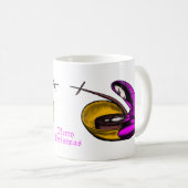 Klassische Tasse Frohe Weihnachten (VorderseiteRechts)