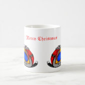 Klassische Tasse Frohe Weihnachten (Mittel)