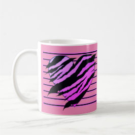Klassische Tasse für Rosa und Schwarzes Herz