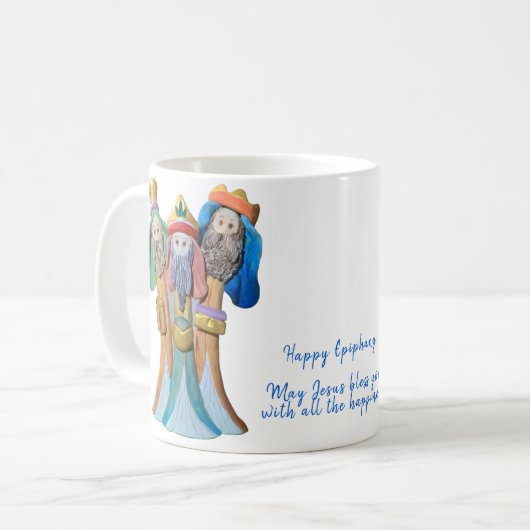 Klassische Tasse Happy Epiphany (Vorderseite Links)