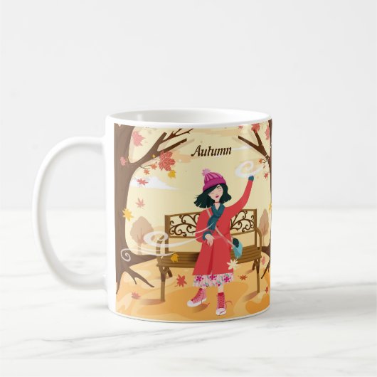 Klassische Tasse - Herbst (Links)
