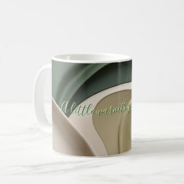Klassische Tasse in abstrakter Grafik