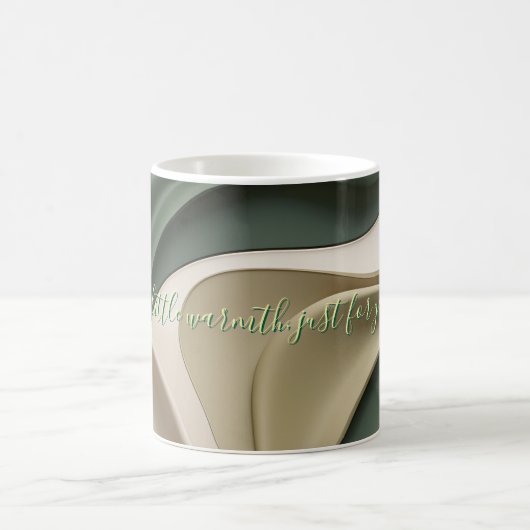 Klassische Tasse in abstrakter Grafik (Mittel)