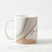 Klassische Tasse in abstrakter Grafik (Links)