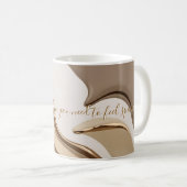 Klassische Tasse in abstrakter Grafik (VorderseiteRechts)