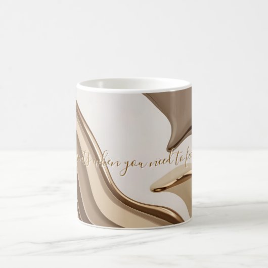 Klassische Tasse in abstrakter Grafik (Mittel)