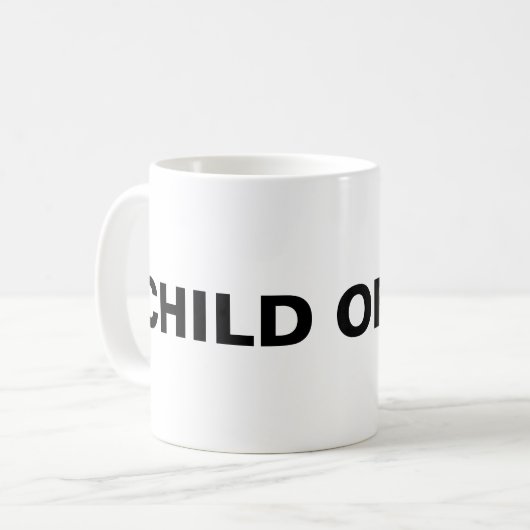 Klassische Tasse "Kind Gottes" (Vorderseite Links)