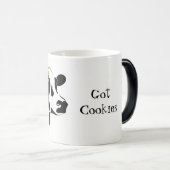 Klassische Tasse-Kuh,Got Cookies Kaffeekochse Tass Verwandlungstasse (VorderseiteRechts)