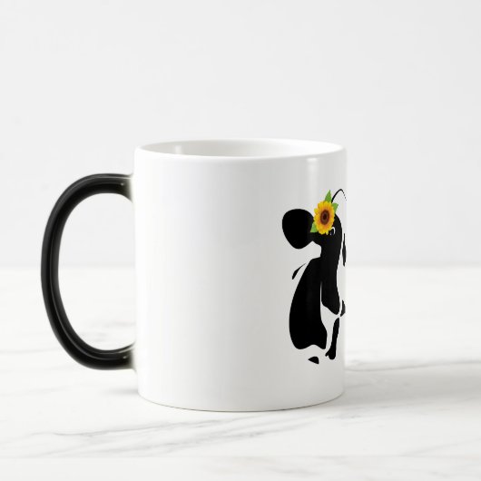 Klassische Tasse-Kuh,Got Cookies Kaffeekochse Tass Verwandlungstasse (Links)