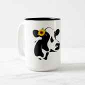 Klassische Tasse-Kuh,Got Cookies Kaffeekochse Tass Zweifarbige Tasse (Vorderseite Links)