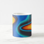 Klassische Tasse mit flüssigem und lebendigem Farb (Mittel)
