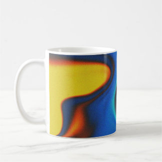 Klassische Tasse mit flüssigem und lebendigem Farb