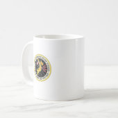 Klassische Tasse mit Logo (Vorderseite Links)