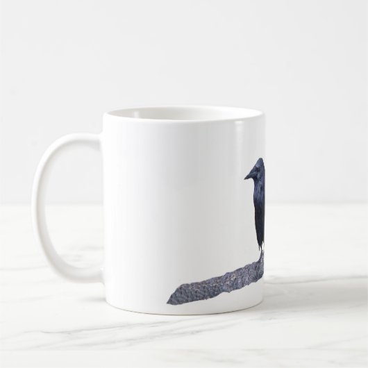 Klassische Tasse mit Raben (Links)