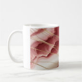 Klassische Tasse mit rosa Babymarmor (Links)