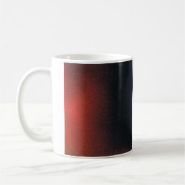 Klassische Tasse mit rotem bis schwarzem Design