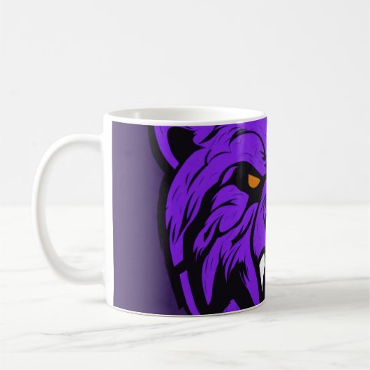 klassische Tasse mit Tigergesicht (Links)