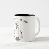 Klassische Tasse mit zwei Töne I Liebe (VorderseiteRechts)