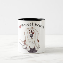 Klassische Tasse mit zwei Töne I Liebe