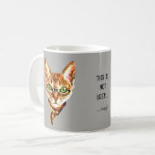 Klassische Tasse - Nicht Bier (Vorderseite Links)