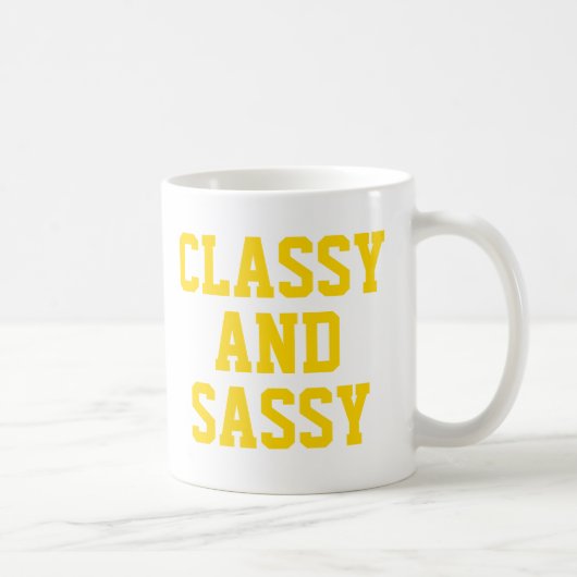 Klassische Tasse | Niedlich Pink Spaß Slogan Tasse (Rechts)
