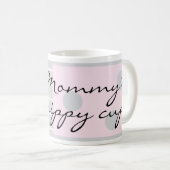 Klassische Tasse, Pink Dolphin Mommy's Sippy Cup Kaffeetasse (VorderseiteRechts)