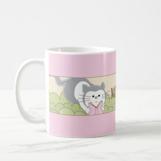 Klassische Tasse "Pink Owl Mommy's Sippy Cup" (Links)
