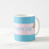 Klassische Tasse "Pink Turtle Mommy's Sippy Cup" (VorderseiteRechts)