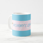 Klassische Tasse "Pink Turtle Mommy's Sippy Cup" (Vorderseite Links)
