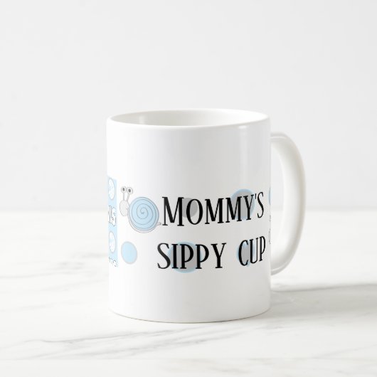 Klassische Tasse Snips & Snails Mommys Sippy Cup (VorderseiteRechts)