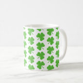 Klassische Tasse-St. Patrick's Clovers Kaffeetasse (VorderseiteRechts)