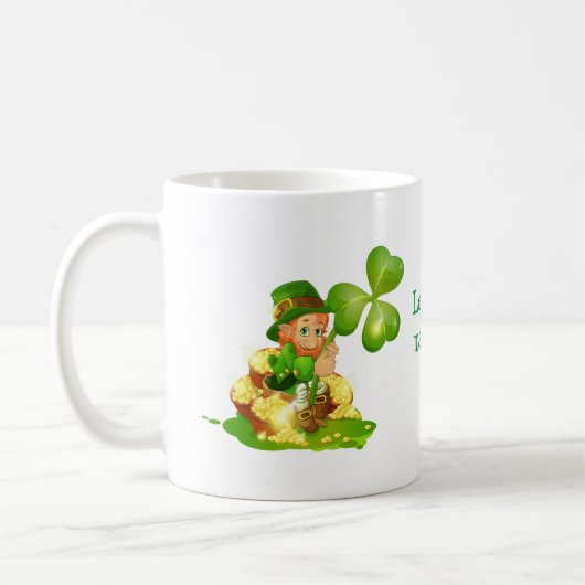 Klassische Tasse-St. Patrick's Day Kaffeetasse (Links)