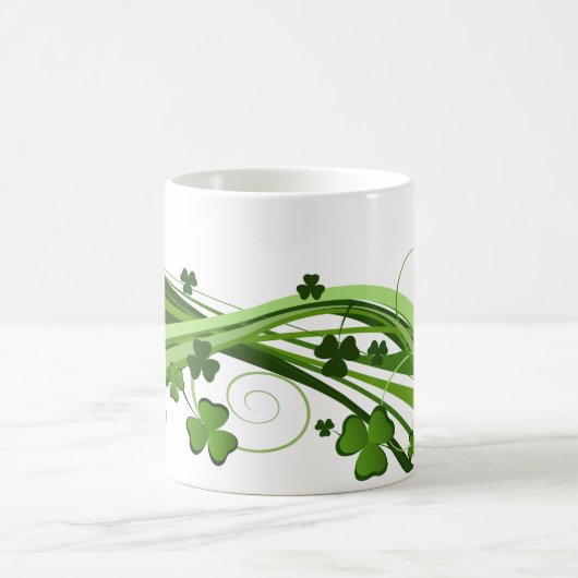 Klassische Tasse-St. Patrick's Day Kaffeetasse (Mittel)
