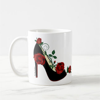 Klassische Tasse - Stiletto-Rose