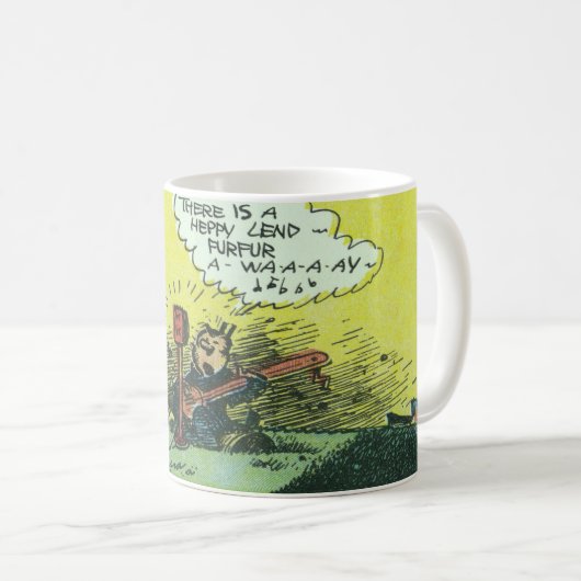 Klassische Tasse "There Is a Heppy Land" (VorderseiteRechts)